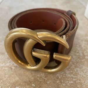 Gucci GG belt Brown *AUTHENTIC*